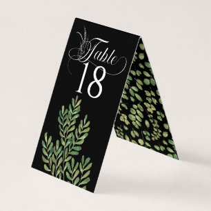 Réception De Mariage De Foliage Simple