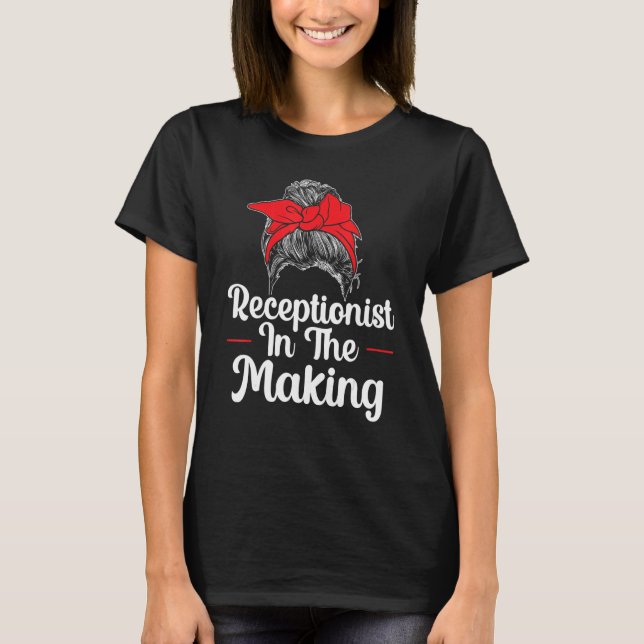 Receptionist Front Office 4 T-Shirt (Vorderseite)