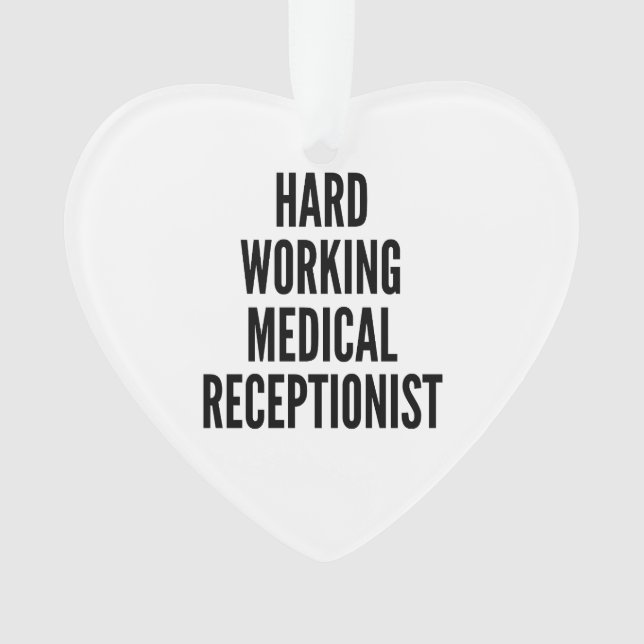 Réceptionniste Médicale travailleur (devant)