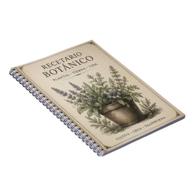 recetario botanico de bolsillo notizblock (Rechte Seite)