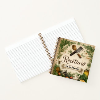 recetario de la abuela notizbuch