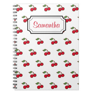 Recette Carnet Retro personnalisée Cherry Recette