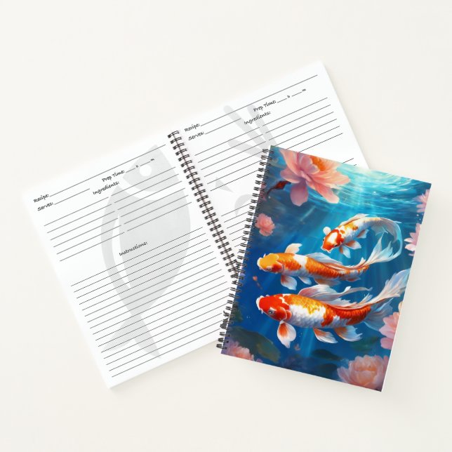 Recette Carnet spiral de 8,5 po x 11 po (Intérieur)