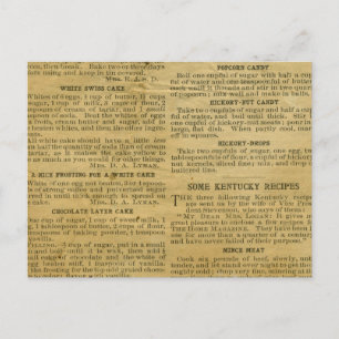 Recette Carte Antique Kentucky