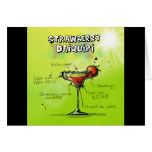 Recette de daiquiri de fraise - cadeau de cocktail