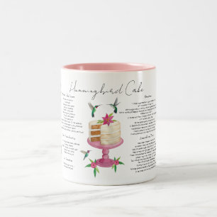 Recette de gâteau de colibri Mug de café à deux to