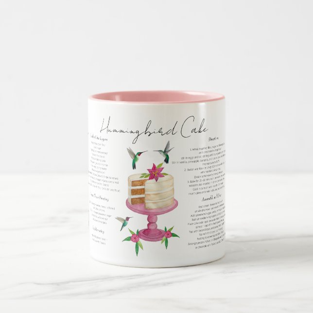 Recette de gâteau de colibri Mug de café à deux to (Centre)