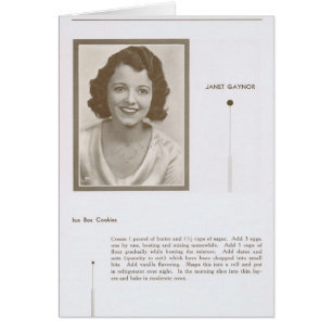 Recette de Janet Gaynor