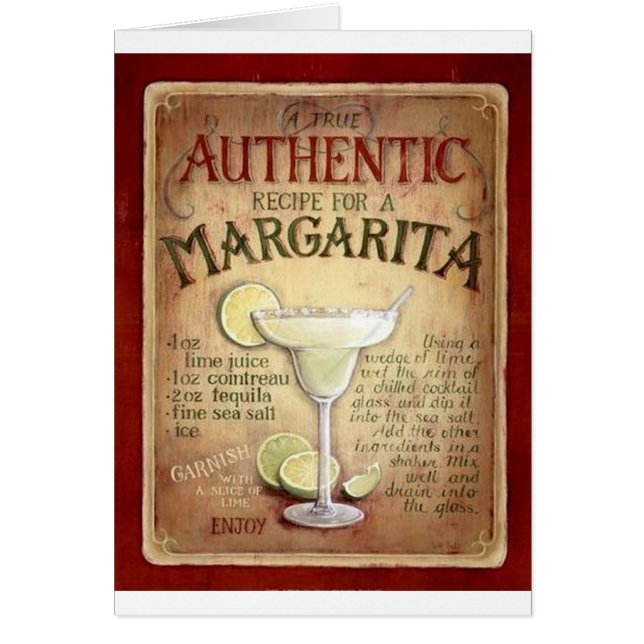 recette de margarita (Devant)