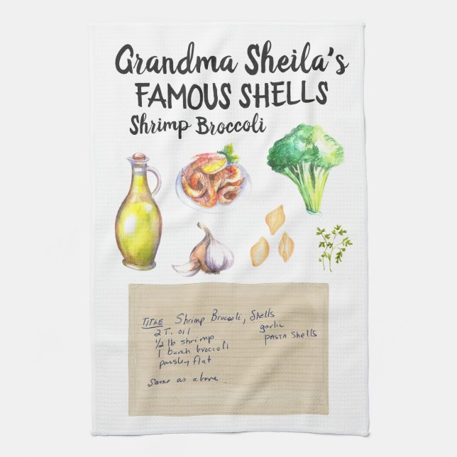 Recette Heirloom Tea Serviettes (Vertical)