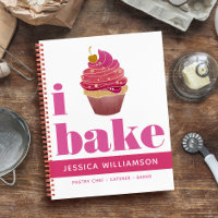 Recette livre de cuisine Cupcake rose rouge or Bak