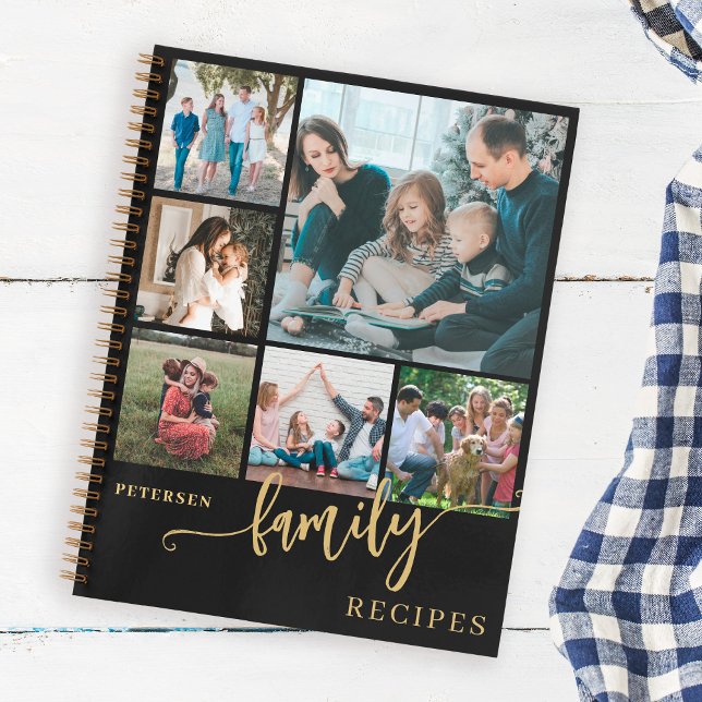 Recettes de famille colage photo livre de recettes (Créateur téléchargé)