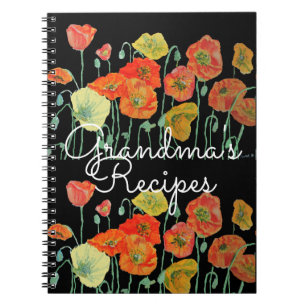 Recettes de grand-mère Carnet d'aquarelle rouge c
