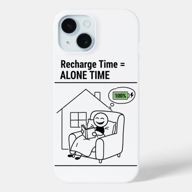 Recharge Time = Alleintelefongehäuse - Funny Gift Case-Mate iPhone Hülle (Rückseite)