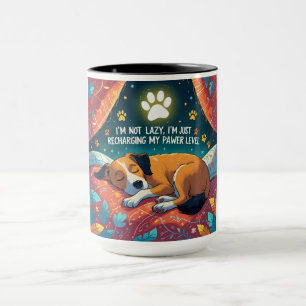 Rechargez Mon Niveau De Pawer Mug Café Drôle Cadea