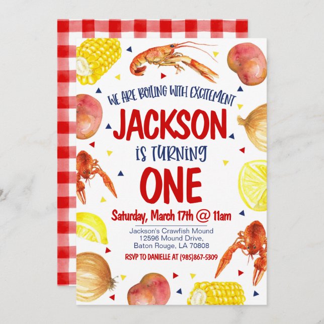 Réchauffe de poisson d'eau première invitation ann (Devant / Derrière)