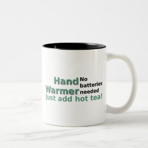 Réchauffeur drôle de main de citation de tasse de