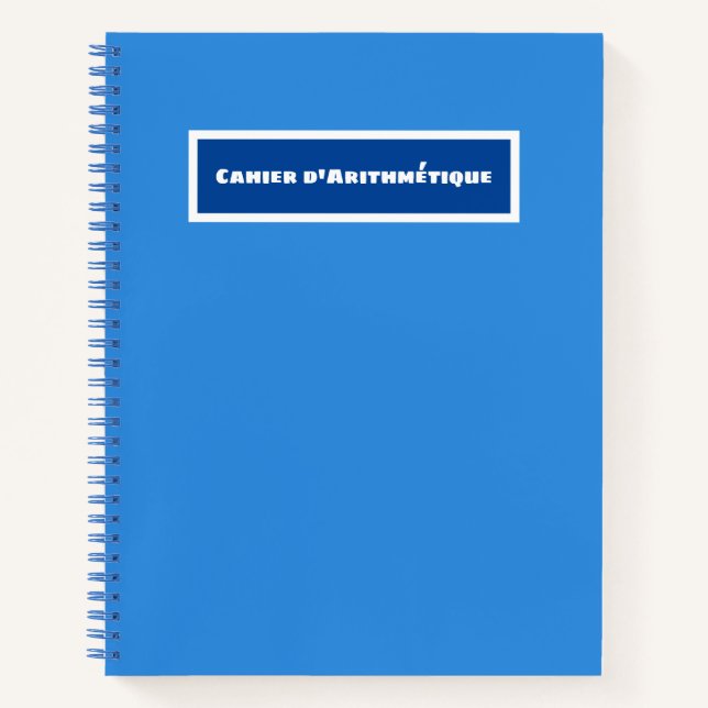 Rechenheft Notizbuch (Vorderseite)