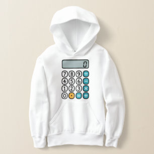 Rechenmaschinen-Hoodie für Grundschulkinder Hoodie
