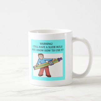 Rechenschieber-Mathe-Spaß Kaffeetasse