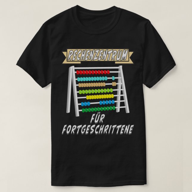 Rechenzentrum für Fortgeschrittene T-Shirt (Design vorne)