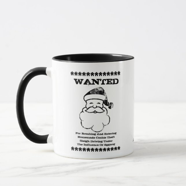 RECHERCHÉ (Père Noël) - Une Mug MisterP (Gauche)