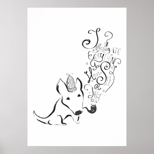 Recherchieren Sie alles, was English Bull Terrier  Poster (Vorne)