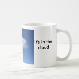 Rechnenkaffee-Tasse der Wolke Kaffeetasse