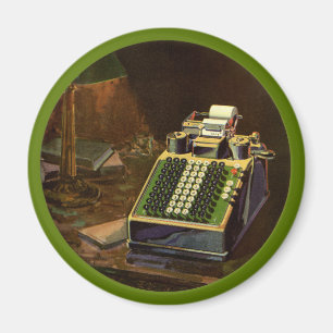 Rechner für Vintage Unternehmensrechner Magnet