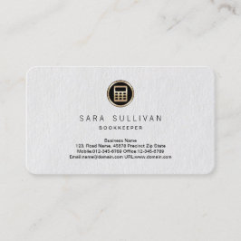 Rechner Icon Bookkeeper Premium BusinessCard Visitenkarte