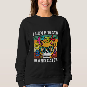 Rechner Kostüm Mathe Tag Zahlenlern-Outfit Sweatshirt