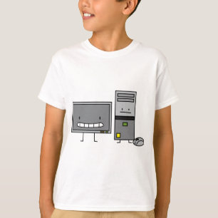 Rechnerfamilie ES Schirm-Maus-PC Turm T-Shirt
