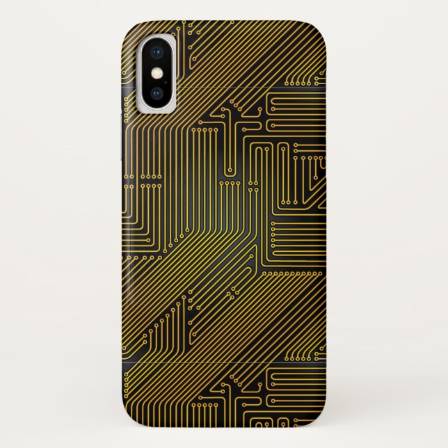 Rechnerschaltungbretmuster Case-Mate iPhone Hülle (Rückseite)