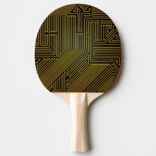 Rechnerschaltungbretmuster Tischtennis Schläger