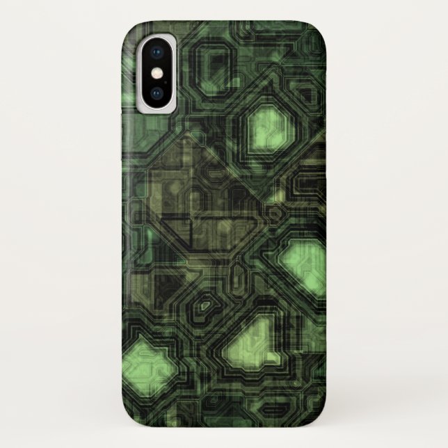 Rechnerschaltunghintergrund Case-Mate iPhone Hülle (Rückseite)