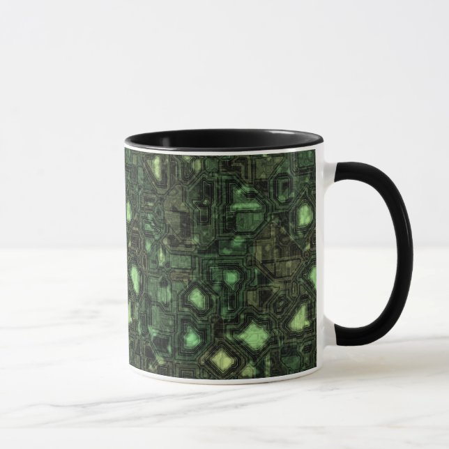 Rechnerschaltunghintergrund Tasse (Rechts)