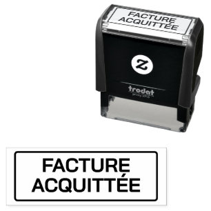 RECHNUNG BEZAHLT PERMASTEMPEL