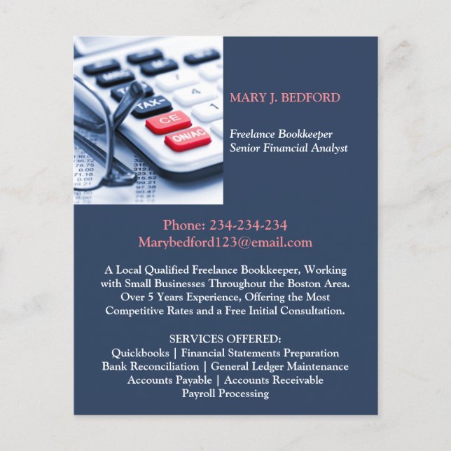 Rechnungslegung Flyer (Vorne)