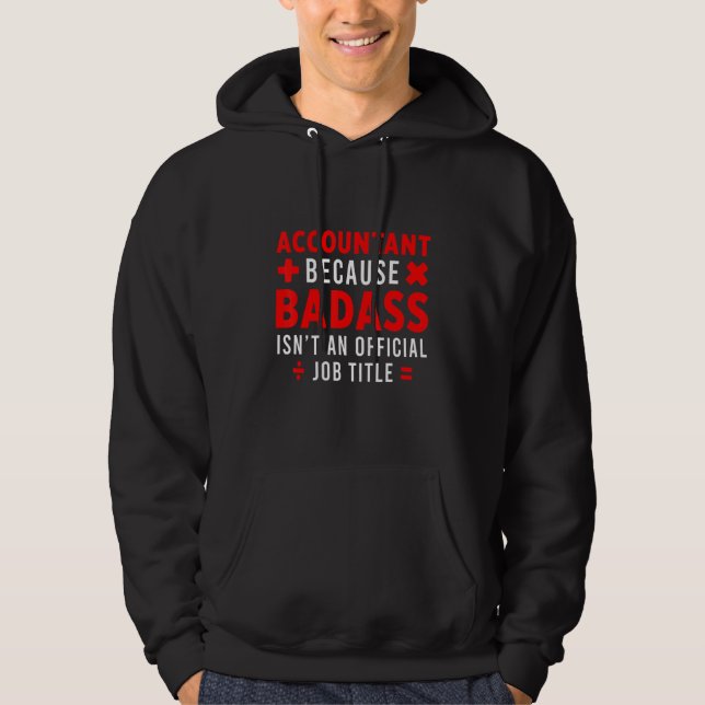 Rechnungslegungskonto des Buchhalters Hoodie (Vorderseite)