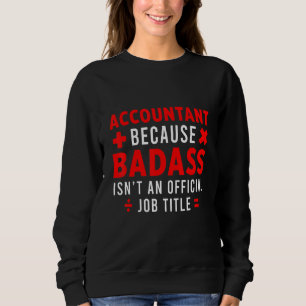 Rechnungslegungskonto des Buchhalters Sweatshirt