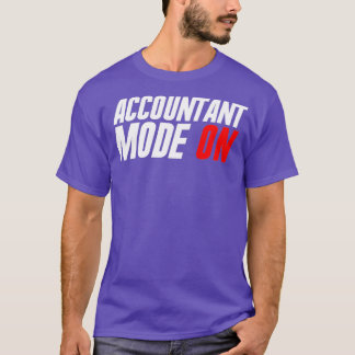 Rechnungslegungsmodus für die Prüfung der sonnigen T-Shirt