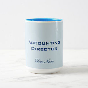 "RECHNUNGSMITGLIEDER" ZWEIFARBIGE TASSE