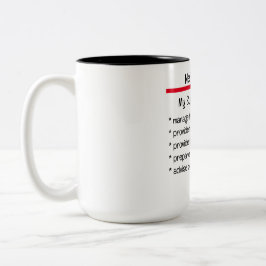 Rechnungswesen ist mein maßgeschneidertes Geschenk Zweifarbige Tasse