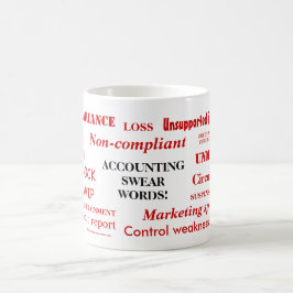 Rechnungswesen Swear Words Funny Accountant Joke G Kaffeetasse