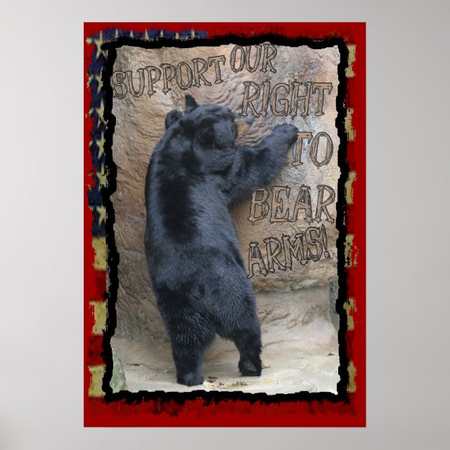 Recht auf BEAR-Waffen Poster (Vorne)