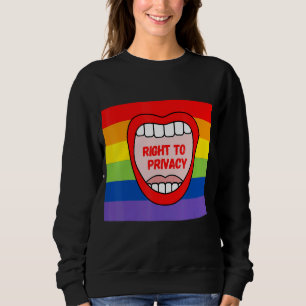 Recht auf Privatsphäre Behalte unser Recht auf Pri Sweatshirt