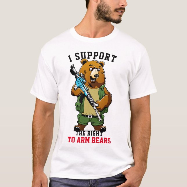Recht auf unglaublich witzig Unterstützung für wit T-Shirt (Vorderseite)