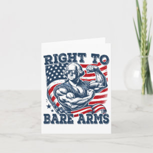 Recht auf Waffengewalt am 4. Juli Patriotische Arb Karte