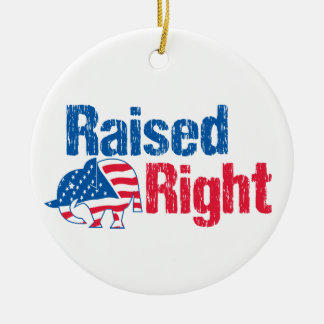 Recht erzogen - Republikaner Keramik Ornament