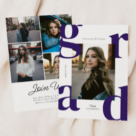 Recht Moderne Klasse von 2024 Abschluss Einladung